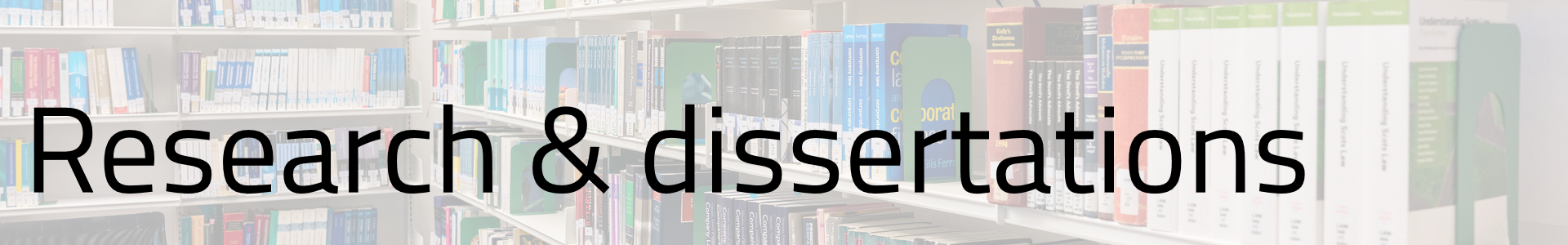 Research & dissertations