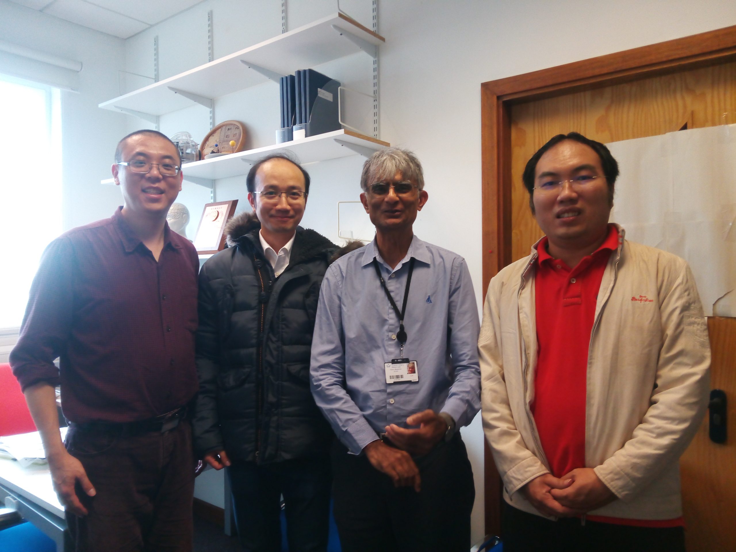 Dr Dongyang Sun, Dr Bernard Saw and Dr Zhilun Lu meet collaborators in ...