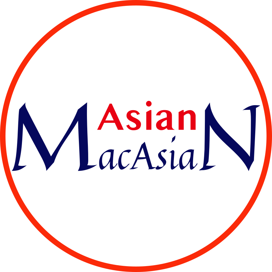 Asian!MacAsian! Asian storytelling podcast logo