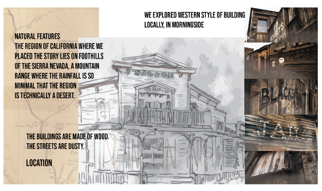 Flint Concept Book Wild West mood board