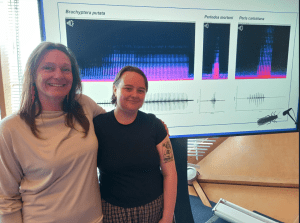 PhD Jess Lister with Dr Jennifer Dodd