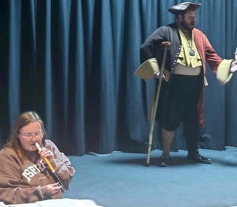 A character and a sound designer