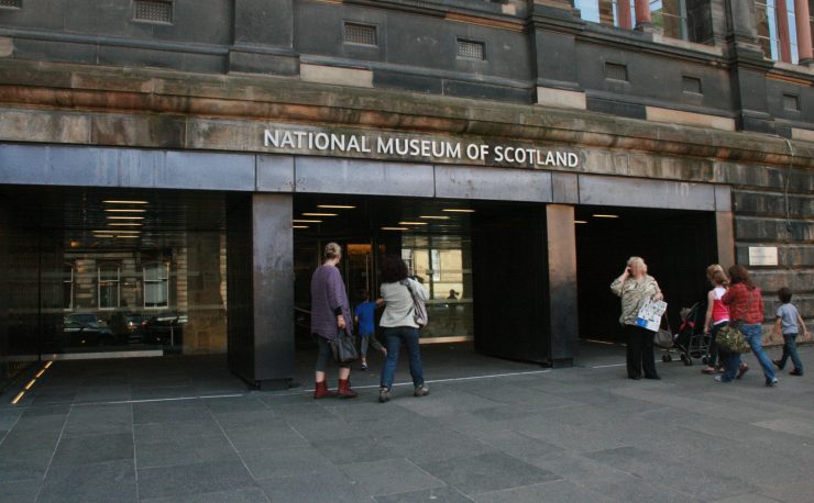 Main entrance to the National Museum of Scotland.