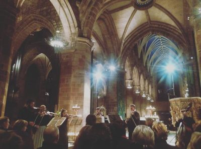 Vivaldi's Four Seasons concert inside St Giles Cathedral.