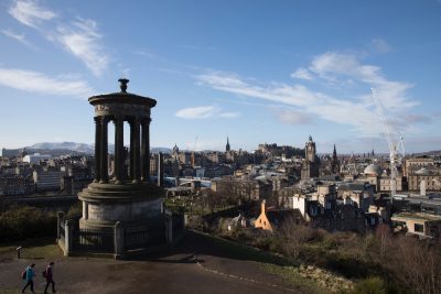 Image taken from the top of Calton Hill.