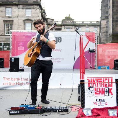 Edinburgh Fringe street action