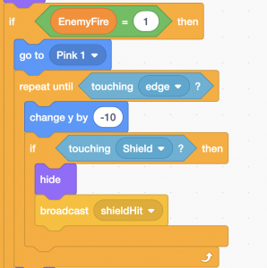 scratch space invaders code