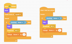 scratch space invaders code