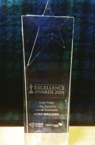 Rory's award