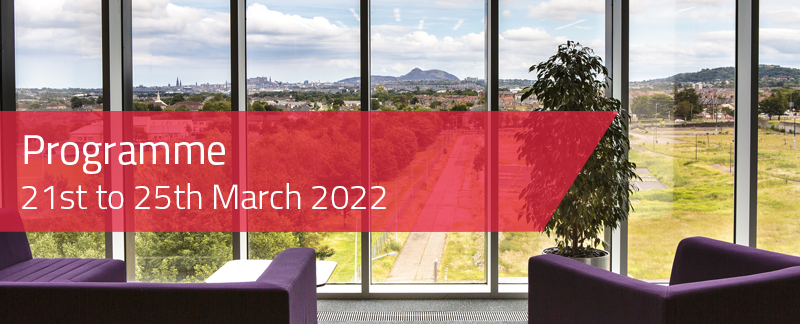 Programme - 21st to 25th March 2022, Image of view from Sighthill LRC