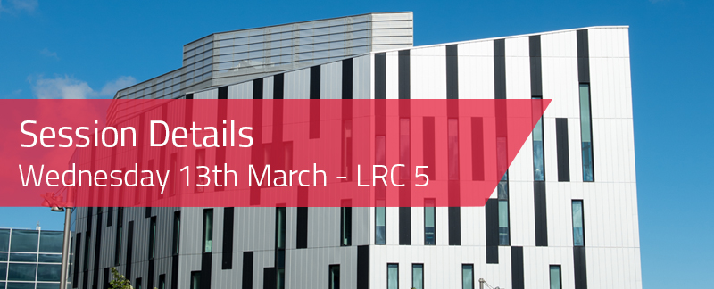 Session details - Wednesday 13th March, LRC5. Image of Sightill LRC in sunshine