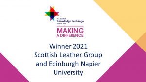 Graphic showing Napier Award for Making A Difference