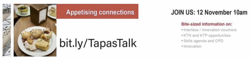 Tapas Talk 10th November