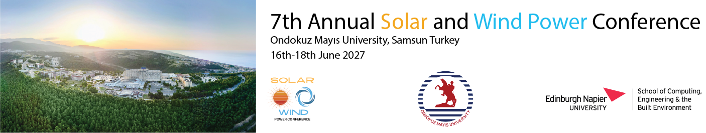 Edinburgh Napier University's 7th Annual Solar & Wind Power Conference – 16th-18th June 2027