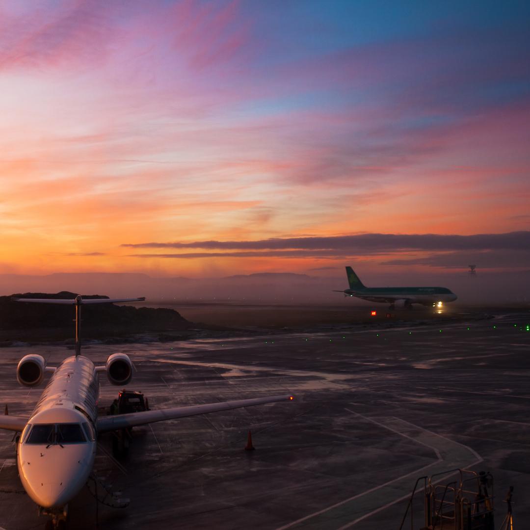 airplanes at airport