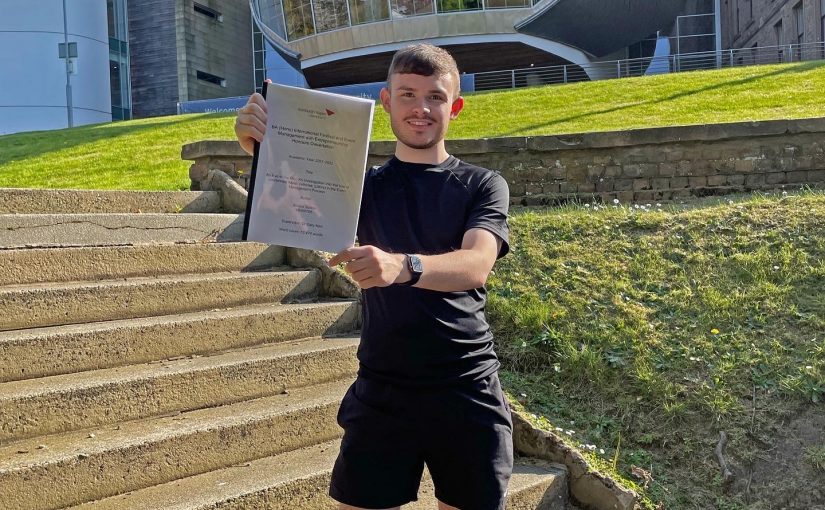 Edinburgh Napier student – Brodie Sutton – is winner of UK Undergraduate Event Management Student of the Year award from the Association for Events Management Education (AEME)