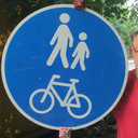 Bike.pedestrian sign