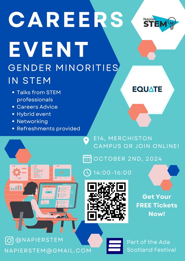 Event: gender Minorities in STEM, Napier STEM